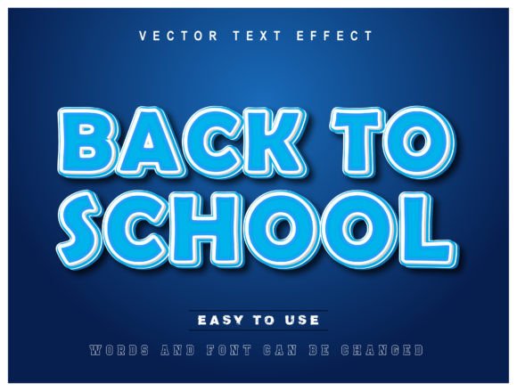 Back to School Editable Text
