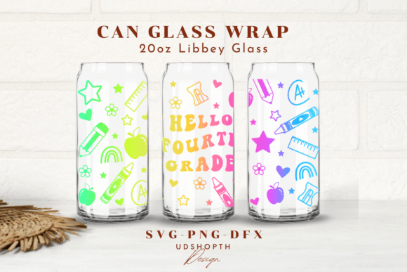 Back to School,Fourth Grade Wrap Svg