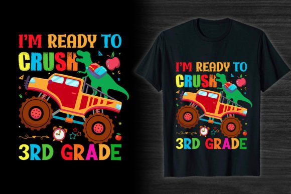 Crush 3rd Grade Back to School T Shirt