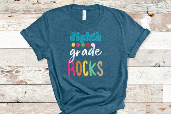 Eighth Grade Rock Back to School Svg