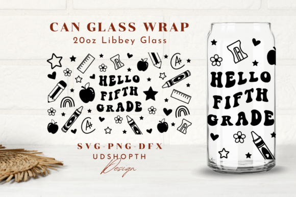Fifth Grade SVG, Back to School SVG Wrap