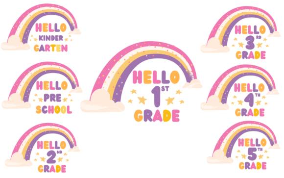 Hello Back to School Sublimation Bundle