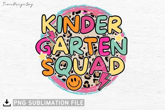 Kindergarten Squad: Back to School Digital Files for Creative Professionals