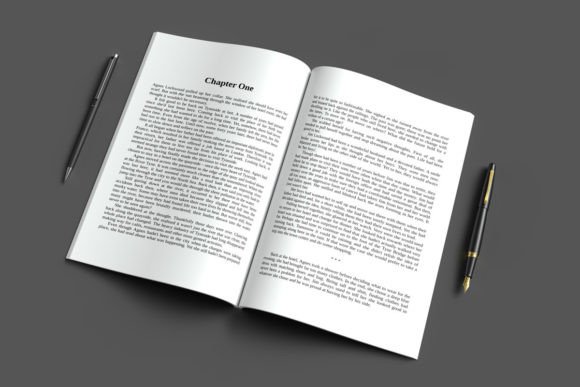 Open Book Mockup - Back to School Mockup