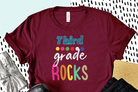 Third Grade Rock Back to School Svg: A Creative Tool for Educators and DIY Enthusiasts