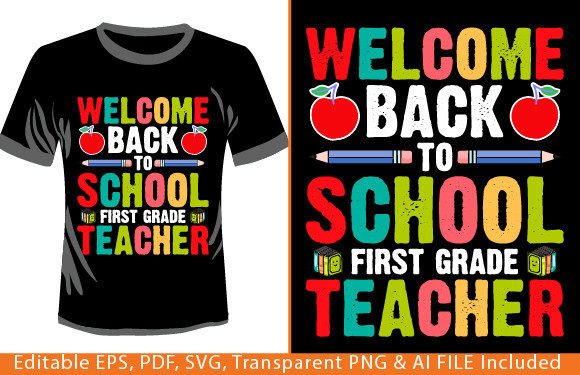 Welcome Back to School for First Grade: A Creative Resource for Educators and Designers